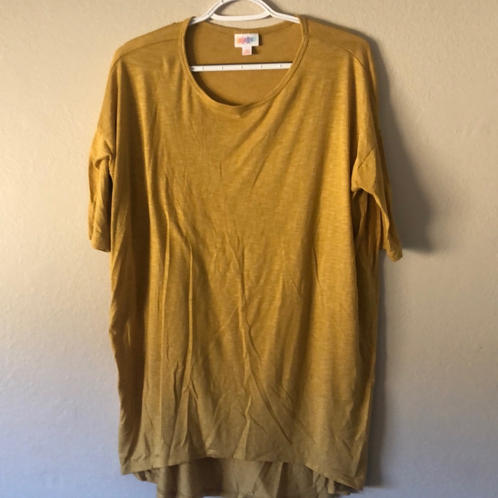 Lularoe Top, mustard